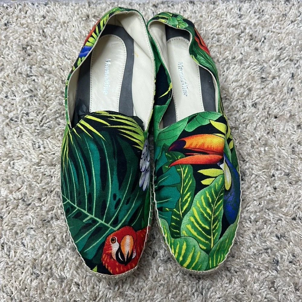 Mara & Mine Gusti Toucan Parrot Colorful Espadrille Size 9 US / 40 EU $250